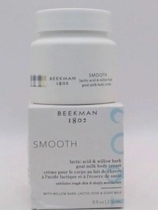 Beckman 1802 Other - Beekman 1802 SMOOTH lactic acid & willow bark goat milk body cream 8 fl oz, BNIB